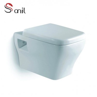 S7581 wall hung ceramic material toilet