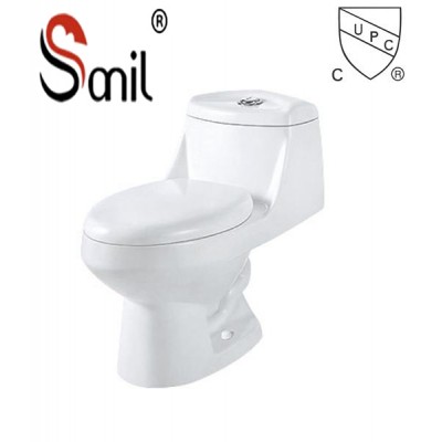 UPC Bathroom Sanitary Siphonic One-piece Toilet